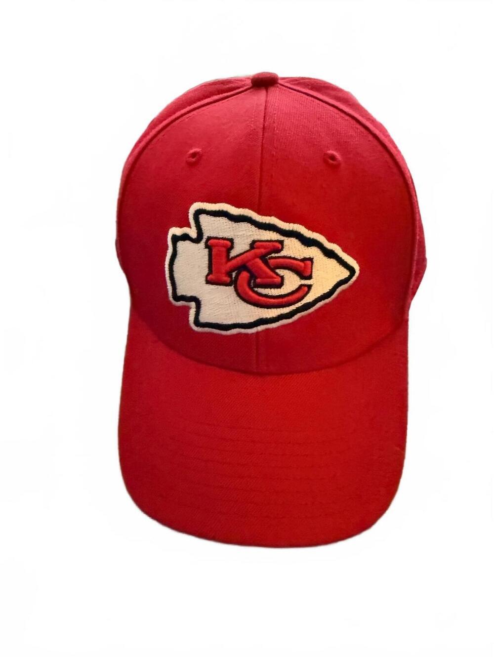Kansas City Chiefs Red Adjustable Baseball Cap Hat